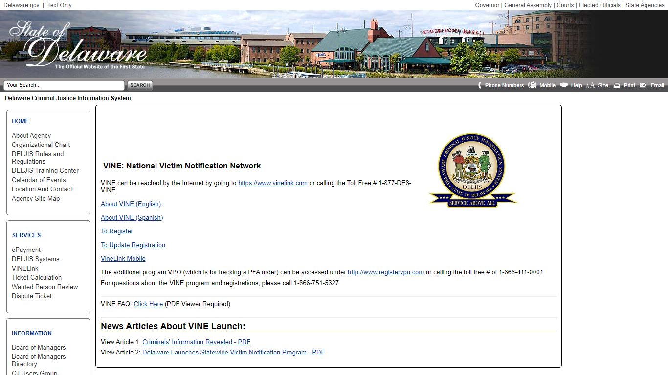 Delaware Criminal Justice Information System